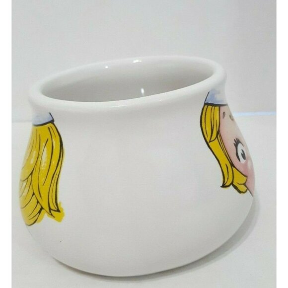 Houston Harvest 1998 Campbells Soup Kid Large Mug White Ceramic 16 oz Bowl - Picture 5 of 7